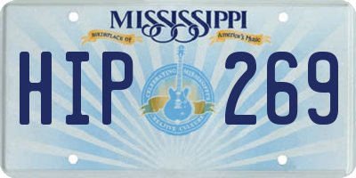 MS license plate HIP269