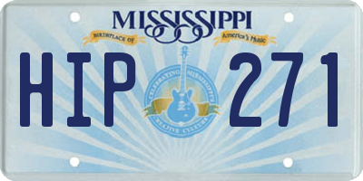 MS license plate HIP271
