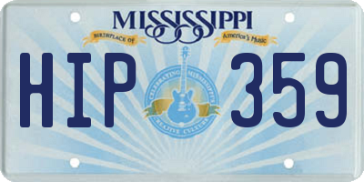 MS license plate HIP359