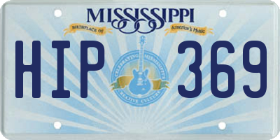 MS license plate HIP369