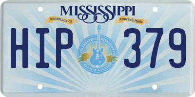 MS license plate HIP379