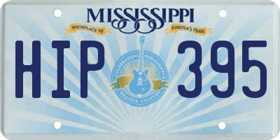 MS license plate HIP395
