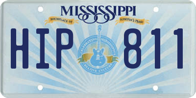 MS license plate HIP811