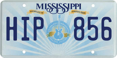 MS license plate HIP856