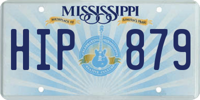 MS license plate HIP879