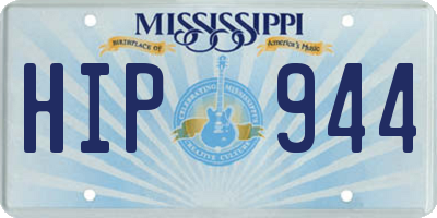 MS license plate HIP944