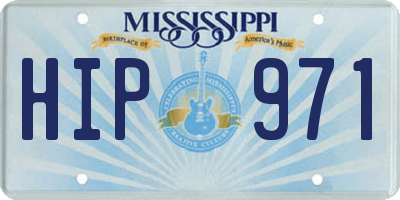 MS license plate HIP971