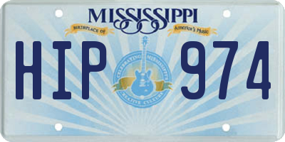MS license plate HIP974