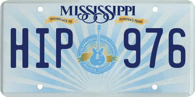 MS license plate HIP976