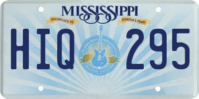 MS license plate HIQ295