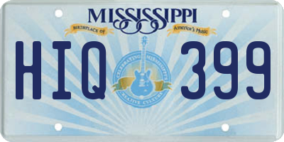 MS license plate HIQ399