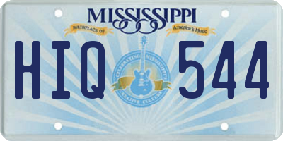 MS license plate HIQ544