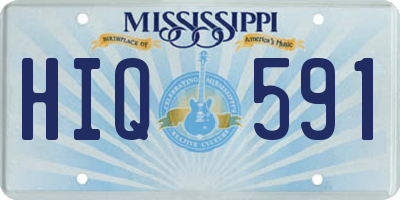 MS license plate HIQ591