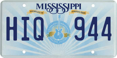 MS license plate HIQ944