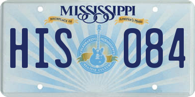 MS license plate HIS084