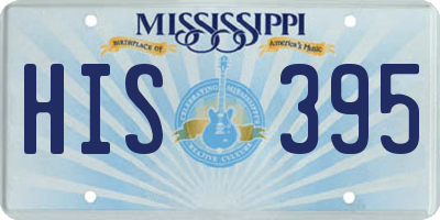 MS license plate HIS395