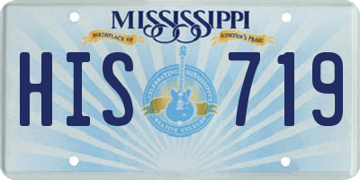MS license plate HIS719