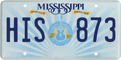 MS license plate HIS873