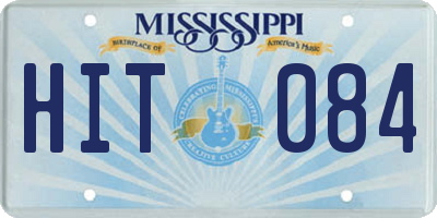 MS license plate HIT084