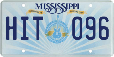 MS license plate HIT096