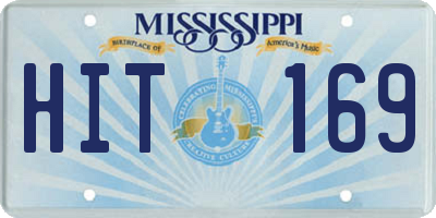 MS license plate HIT169