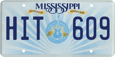 MS license plate HIT609