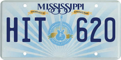 MS license plate HIT620