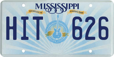 MS license plate HIT626