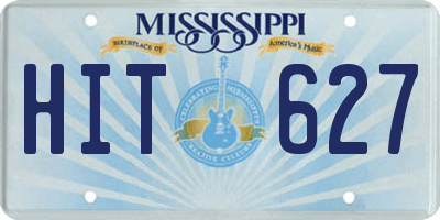 MS license plate HIT627