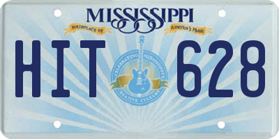 MS license plate HIT628