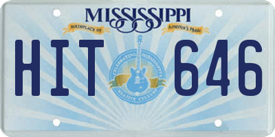 MS license plate HIT646