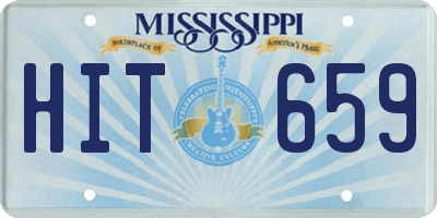 MS license plate HIT659