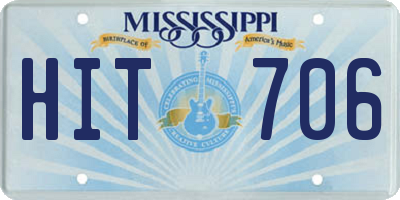 MS license plate HIT706