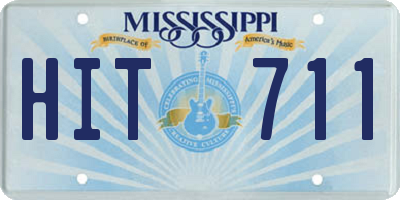 MS license plate HIT711