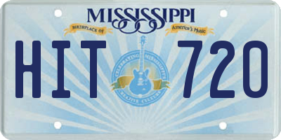 MS license plate HIT720