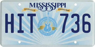 MS license plate HIT736