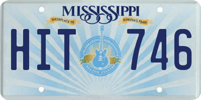 MS license plate HIT746