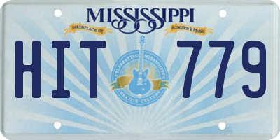 MS license plate HIT779
