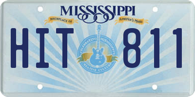 MS license plate HIT811