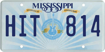 MS license plate HIT814