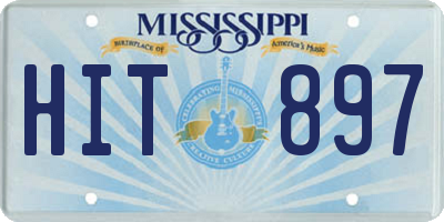 MS license plate HIT897