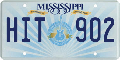 MS license plate HIT902