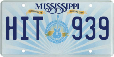MS license plate HIT939