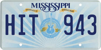 MS license plate HIT943
