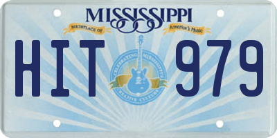 MS license plate HIT979