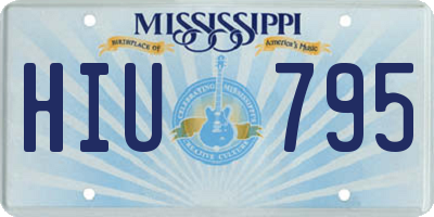 MS license plate HIU795