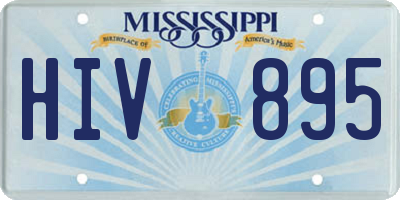 MS license plate HIV895
