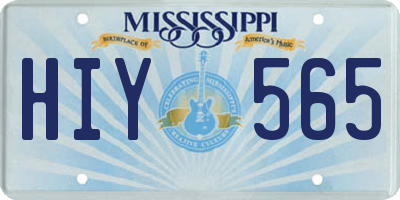 MS license plate HIY565