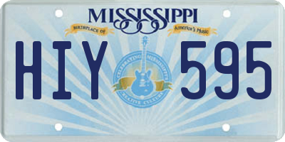 MS license plate HIY595