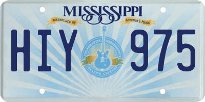 MS license plate HIY975